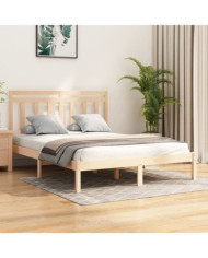Cadre de lit sans matelas 140x200 cm bois massif | Mobilier & Déco