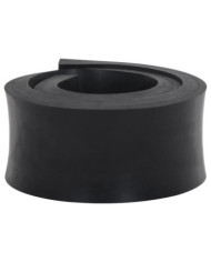 Bordure en caoutchouc de chasse-neige noir 100x10x2 cm | Mobilier & Déco