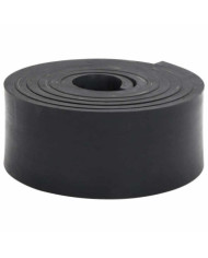 Bordure en caoutchouc de chasse-neige noir 250x10x1 cm | Mobilier & Déco