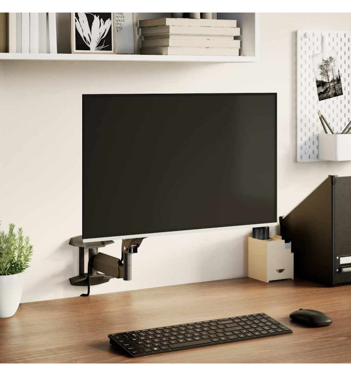 Support mural pour moniteur 27 pouces max ressort à gaz 10 kg | Mobilier & Déco