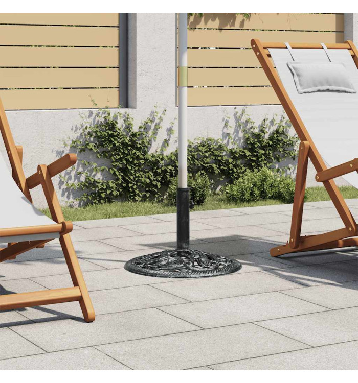 Socle de parasol en fonte 12 kg 48 cm | Mobilier & Déco