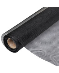 Écran en treillis Fibre de verre 100x500 cm Noir | Mobilier & Déco