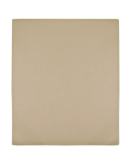 Draps-housses Jersey 2 pcs Taupe 90x200 cm Coton | Mobilier & Déco