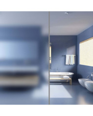 Film pour fenêtre dépoli gris 0,9x10 m PVC | Mobilier & Déco