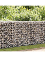 Panier de gabion avec couvercle Fil galvanisé 100x50x30 cm | Mobilier & Déco