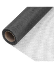 Écran en treillis Fibre de verre 112x500 cm Noir | Mobilier & Déco