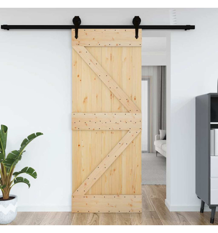 Porte NARVIK 70x210 cm bois massif de pin | Mobilier & Déco