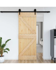 Porte NARVIK 70x210 cm bois massif de pin | Mobilier & Déco