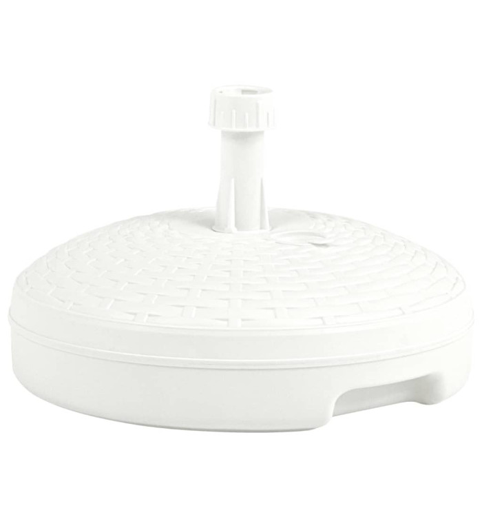 Socle de parasol rempli de sable/d'eau 20 L Plastique rotin | Mobilier & Déco