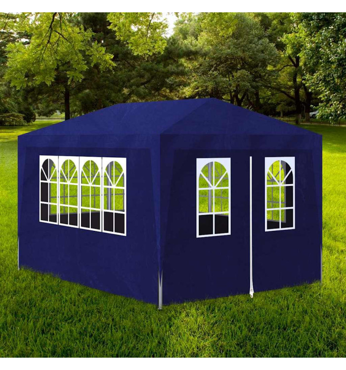 Tente de réception 3x4 m Bleu | Mobilier & Déco