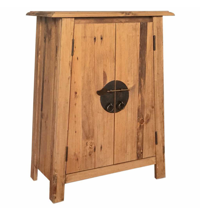 Armoire latérale de salle de bain Pin massif 59x32x80 cm | Mobilier & Déco