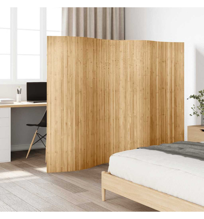 Cloison de séparation Bambou 250 x 165 cm Naturel | Mobilier & Déco