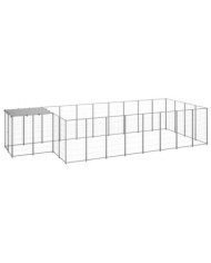 Chenil Argenté 10,89 m² Acier | Mobilier & Déco