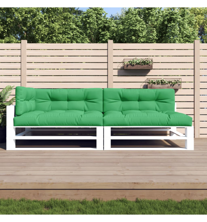 Coussins de palette lot de 5 vert tissu | Mobilier & Déco