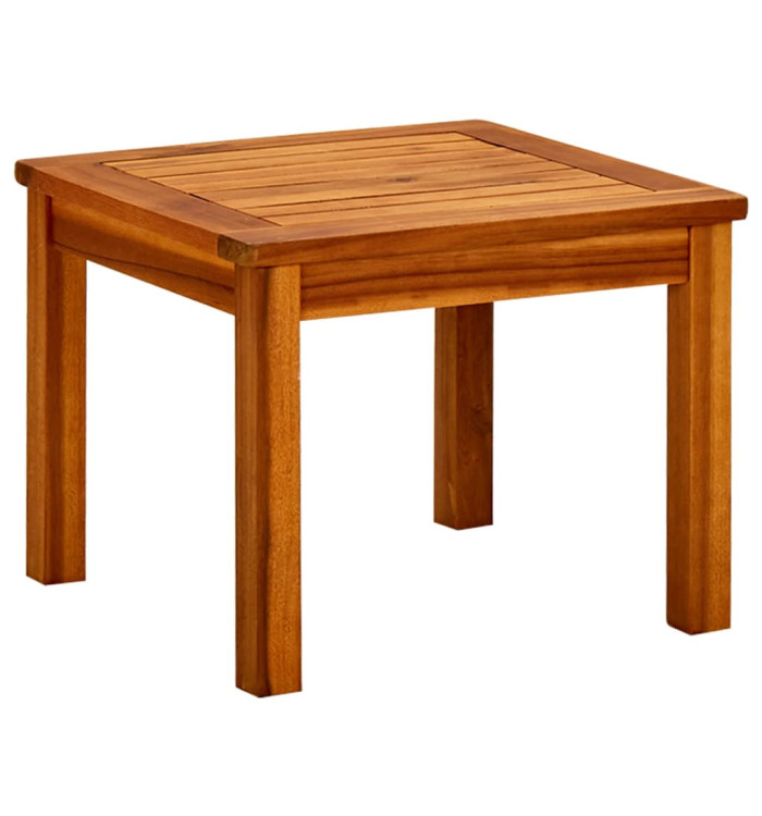 Table basse de jardin 45x45x36 cm Bois solide d'acacia | Mobilier & Déco
