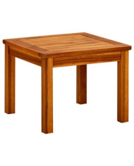 Table basse de jardin 45x45x36 cm Bois solide d'acacia | Mobilier & Déco