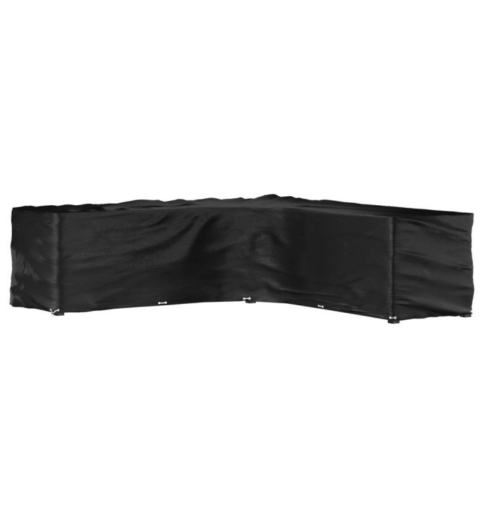 Housse de salon de jardin en forme de L 20 œillets 300x300x90cm | Mobilier & Déco