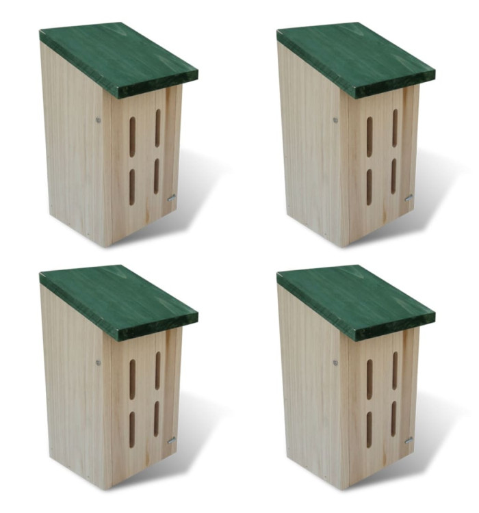 Set de 4 maisons pour paillons 14 x 15 x 22 cm | Mobilier & Déco