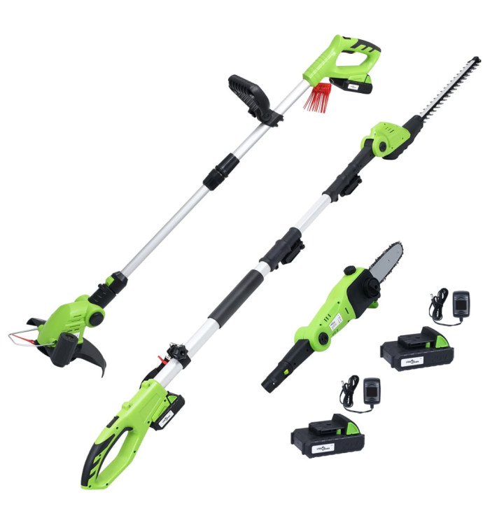 Set outils électriques jardin sans fil 3pcs chargeurs/batteries | Mobilier & Déco