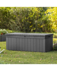 Keter Boîte de rangement de jardin Darwin 380 L Gris | Mobilier & Déco