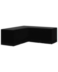 Housse de salon de jardin Forme de L 12 œillets 250x250x90 cm | Mobilier & Déco