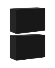 Housses meubles de jardin 2 pcs 6 œillets barbecue 180x80x125cm | Mobilier & Déco