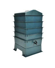 Lombricomposteur 4 plateaux 42 x 42 x 60 cm | Mobilier & Déco