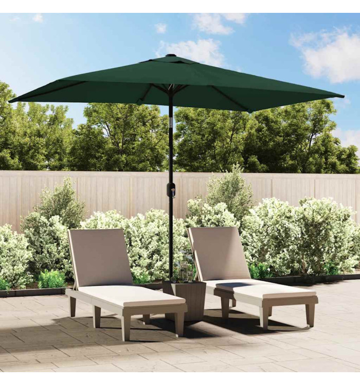 Parasol 200 x 300 cm Vert Rectangulaire | Mobilier & Déco
