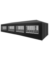 Tente de réception 3x12 m anthracite | Mobilier & Déco