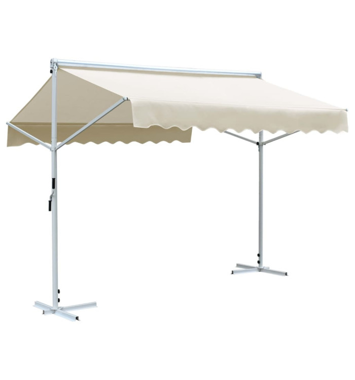 Auvent sur pied 3x3 m Crème | Mobilier & Déco