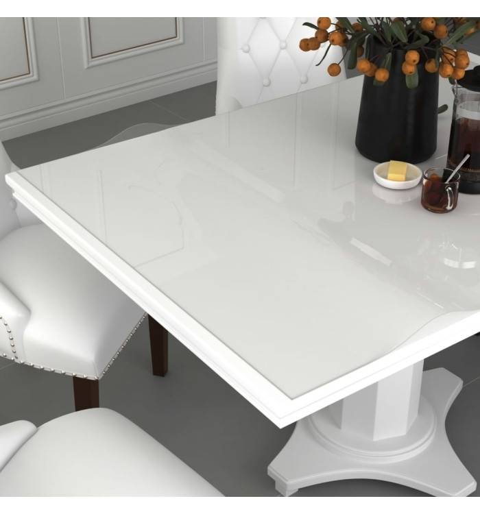 Protecteur de table transparent 120x60 cm 2 mm PVC | Mobilier & Déco