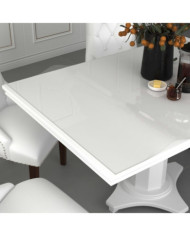Protecteur de table transparent 120x60 cm 2 mm PVC | Mobilier & Déco