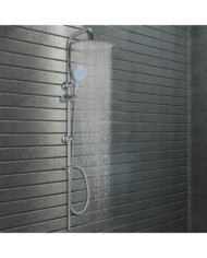 Ensemble de douche à deux têtes avec douchette Acier inoxydable | Mobilier & Déco