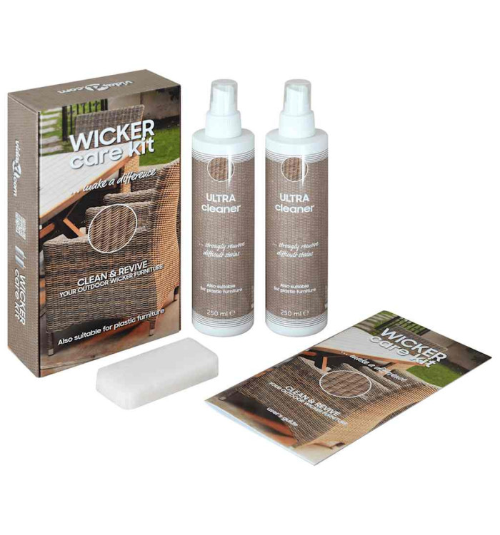 Kit d'entretien du rotin/textilène de meubles de jardin 2x250ml | Mobilier & Déco