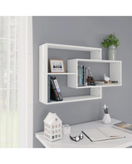 Étagères murales Blanc 104x20x58,5 cm Bois d'ingénierie | Mobilier & Déco