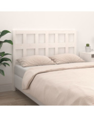 Tête de lit Blanc 205,5x4x100 cm Bois massif de pin | Mobilier & Déco