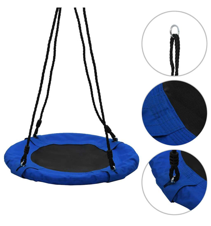 Balançoire 60 cm 100 kg Bleu | Mobilier & Déco