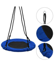 Balançoire 60 cm 100 kg Bleu | Mobilier & Déco