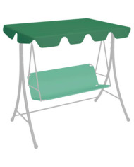 Toit de rechange de balançoire vert 188/168x145/110 cm | Mobilier & Déco