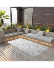 Tapis d'extérieur ARAKIL Gris clair 160x230 cm PP | Mobilier & Déco