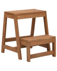 Escabeau pliable Bois de sapin massif | Mobilier & Déco