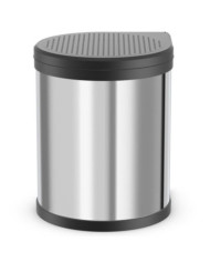 Hailo Poubelle Compact-Box Taille M 15 L Acier Inoxydable 3555-101 | Mobilier & Déco