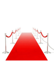 Tapis rouge 1 x 5 m 400 g/m² | Mobilier & Déco