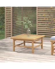 Table de jardin 65x55x30 cm bambou | Mobilier & Déco