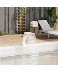 Fontaine d'étang Acier inoxydable 64 x 30 x 52 cm Argenté | Mobilier & Déco