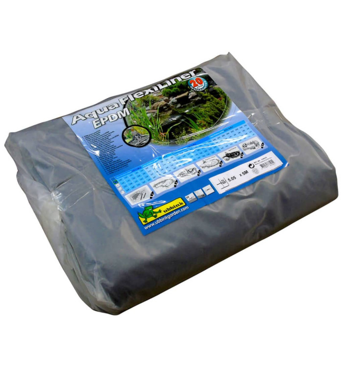 Ubbink Bâche d'étang AquaFlexiLiner EPDM 5 x 5,05 m 1336125 | Mobilier & Déco