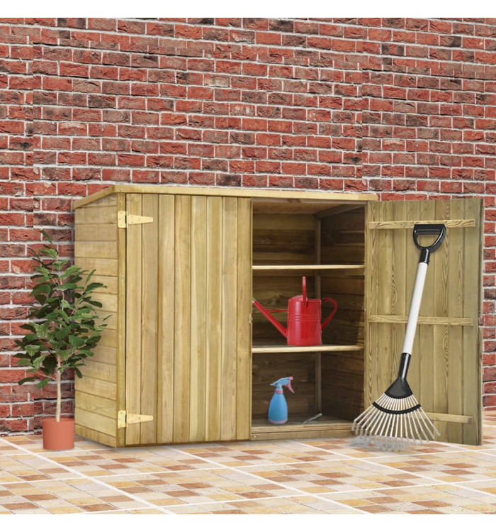 Abri à outils de jardin 135x60x123 cm Pinède imprégnée | Mobilier & Déco