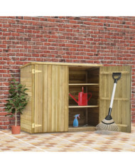 Abri à outils de jardin 135x60x123 cm Pinède imprégnée | Mobilier & Déco