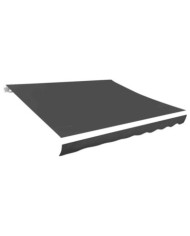 Toile d'auvent Anthracite 500x300 cm | Mobilier & Déco