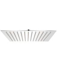Tête de douche plongeante carrée en acier inoxydable 25x25 cm | Mobilier & Déco